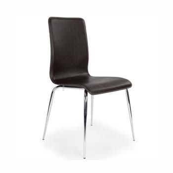 Eliza Tinsley Ltd Casey Stackable Contract Dining Chairs in Brown