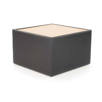 Square Coffee Tables on Mabel Upholstered Square Reception Coffee Table Finish  Light Wood