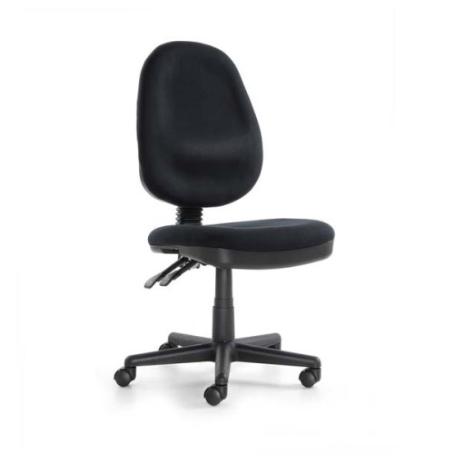 Quazar Black Fabric Office Chair