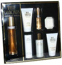 Elizabeth Taylor White Diamonds EDTS 50ml- Lotion 50- EDTS 10 Soap-Talc-Body Wash-BathBubble