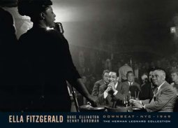 ELLA FITZGERALD Downbeat NYC 1949 Music Poster