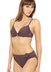 Bond belted underwired bikini