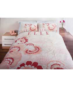 Elle Fleur Double Duvet Set - Apricot