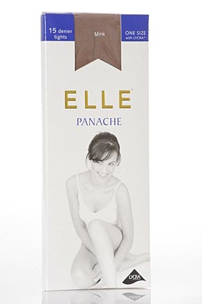 Ladies 1 Pair Elle Tights 15 Denier with Lycra In 11 Colours Navy