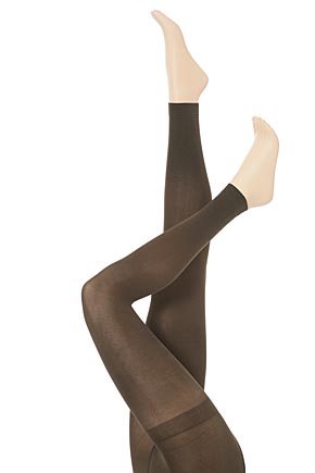 Elle Ladies 1 Pair Elle Tights 40 Denier Opaque Footless In 4 Colours Cocoa