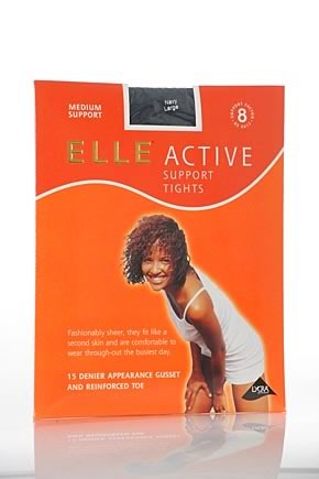 Elle Ladies 1 Pair Elle Tights Factor 8 Medium Support In 6 Colours Navy