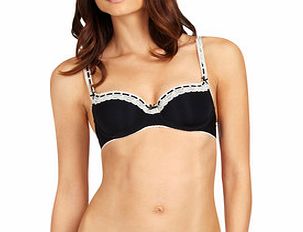 Elle Macpherson Daisy Chains black and white contour bra