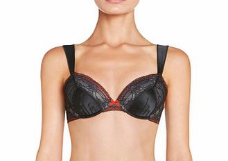 Elle Macpherson Duo black lace contour bra
