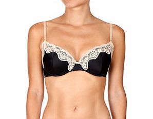 Elle Macpherson Fly Butterfly black and cream bra