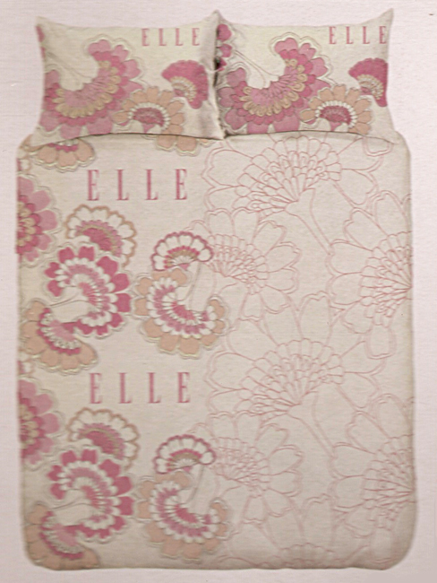 Elle Paris Life Wheat Single Size Duvet Cover and pillowcase Bedding