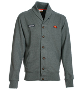 Ellesse Sugana Smog Grey Buttoned Cardigan