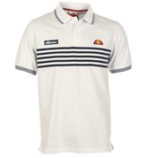 Ellesse La Thuille White Polo Shirt