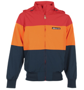 Ellesse Le Querce Red/Orange/Navy Rain Jacket