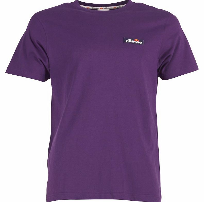 Ellesse Mens Court T-Shirt Purple