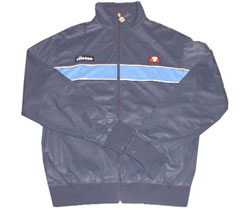 Sueded polyester track jacket