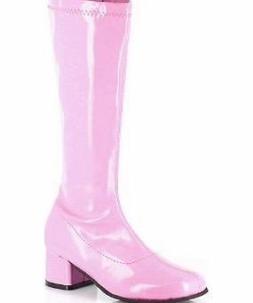 Ellie Shoes 175 Inch Heel Childrens Gogo Boot, Size: Large,Color: Pink