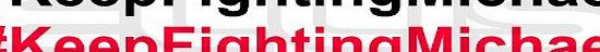 Ellis Graphix #KeepFightingMichael Stickers decals x2 Michael Schumacher all colours available Ellis Graphix (White)