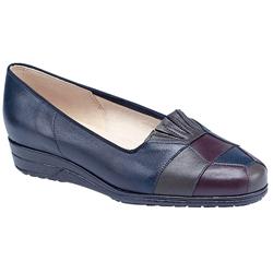 Female Dilys II Leather Upper Casual in Navy, Sirena