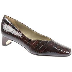 Female Emspalice Leather Upper Textile/Other Lining in Burgundy Croc, Navy