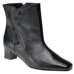 Elmdale Female Hero Leather Upper Textile/Leather Lining Comfort Ankle Boots in Black, Brown