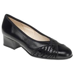 Female Madeleine II Leather Upper Textile/Leather Lining in Black, Brown, Navy