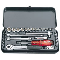 ELORA 1/4Sq Drive Socket Set Mm