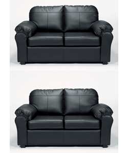 elsa Regular And Regular Sofa Black
