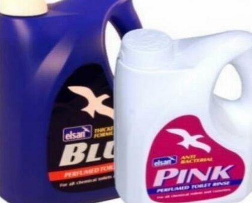 Elsan Blue 4L amp; Pink 2L Toilet Fluid Chemical Cleaner Caravan Motorhome Camping