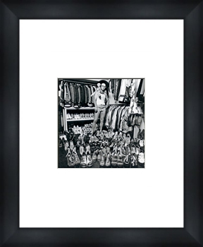 ELTON JOHN Wardrobe 1975 - Custom Framed Print