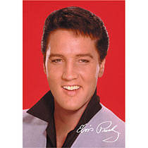 Elvis Card - Red