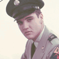 Elvis Presley Army profile Button Badges