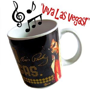 Elvis Presley Mug-Viva Las Vegas Musical Mug