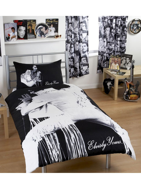 Elvis Presley Single Duvet Cover and Pillowcase