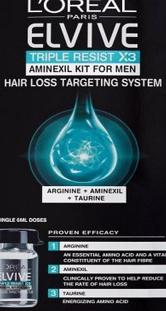 L'Oreal Elvive Triple Resist Men Aminexil Kit