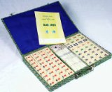 Mahjong Game. Bamboo Tiles. Oriental Box.