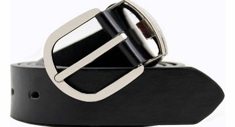  Mens Bonded Leather Fashion Trouser Belts, Plain, Great Gift Idea