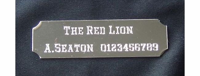 Emblems-Gifts SNOOKER OR POOL SILVER CASE NAME PLATE ENGRAVED FREE