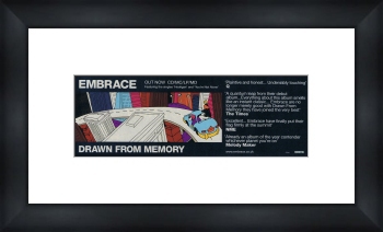 EMBRACE Drawn From Memory - Custom Framed Original Ad