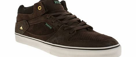 emerica Dark Brown Hsu Trainers