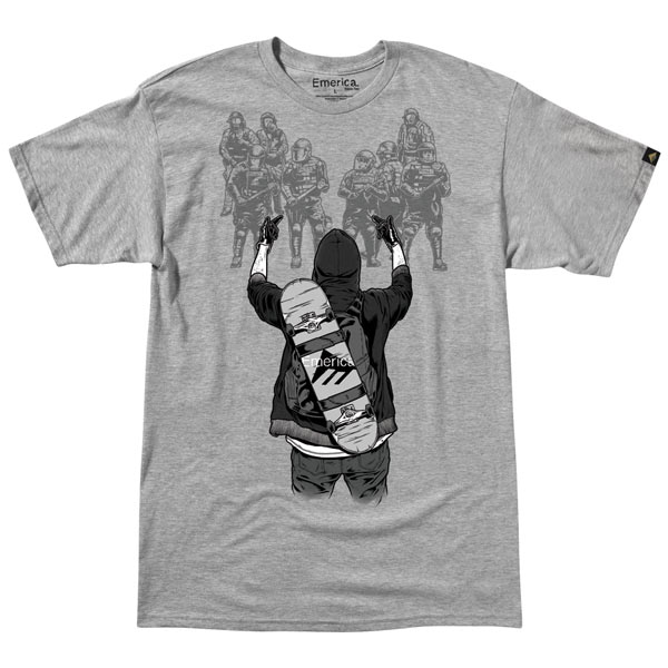 Emerica T-Shirt - Square Up - Grey Heather