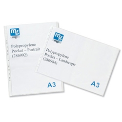 A3 Portrait Pockets (Pack 25)