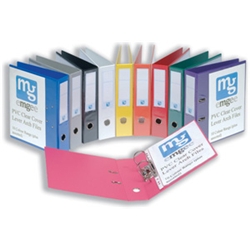 Emgee A4 Clearcover Lever Arch Blue (Pack 10)