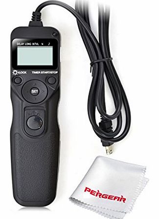 Emgreat Digital SLR Camera Timer Remote Control Black N3 for Nikon D90 D5000 D7000 D5100 D3200