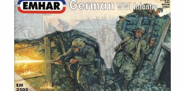 Emhar WW1 German Infantry - 1:35 Plastic Model Kit