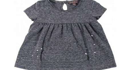 Emile et Ida Cloud Pocket Blouse Heather grey `6 months,12