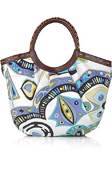 Congo print tote