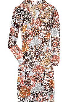 Pizzo print dress