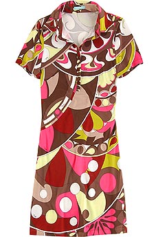 Signature print polo dress