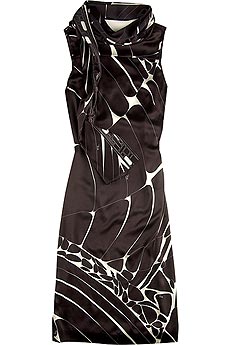 Silk Tartaruga print dress
