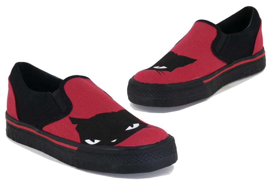 - Vulc Sabbath Slip On - Red